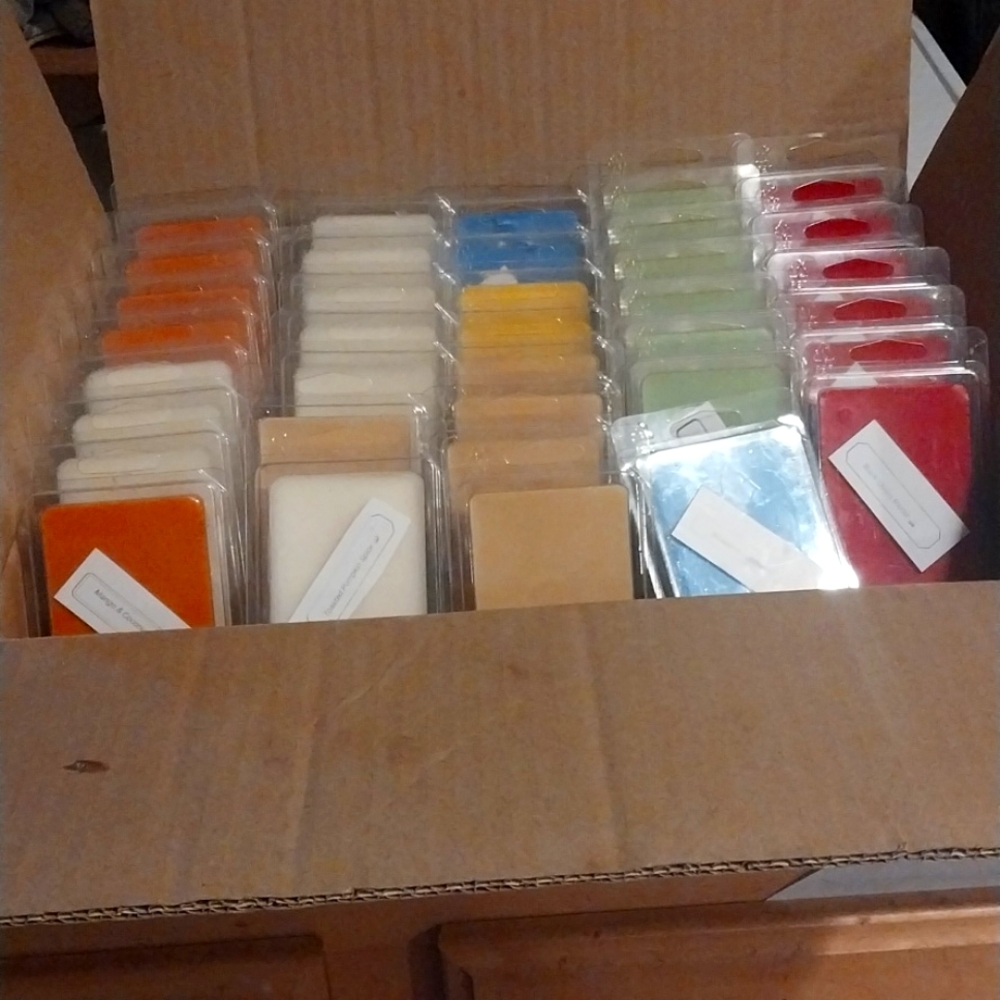Homemade Virgin Coconut soy wax melts